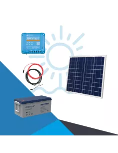 Retrouvez le kit solaire autonome 12V-60Wc-660wh - APB Energy