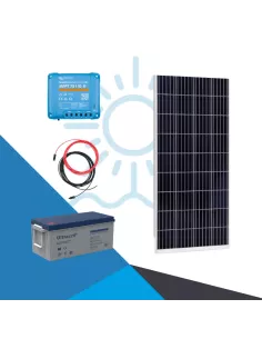 Kit solaire autonome 100Wc-1200Wh-375VA Phoenix