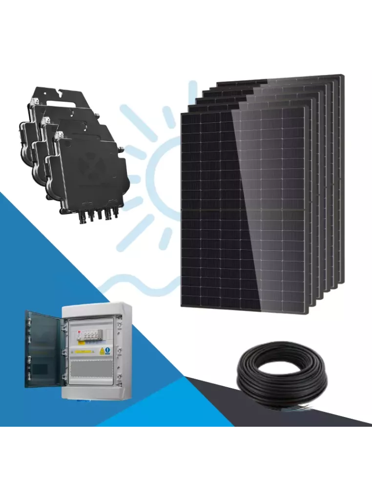 Kit solaire autoconsommation monophasé - 3000Wc - APSystems