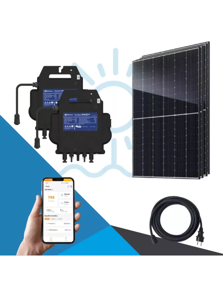 Kit autoconsommation monophasé Plug & Play - 1.7KWc - APSystems
