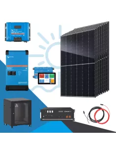Kit autoconsommation avec batterie - monophasé - 4KWc - Pylontech, Victron