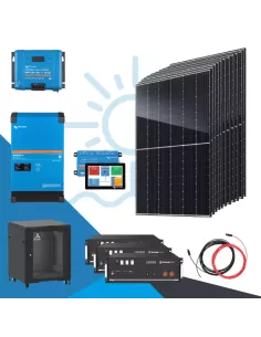 Kit autoconsommation avec batterie - monophasé - 5.4KWc - Pylontech, Victron
