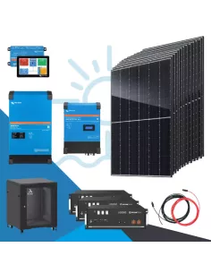 Kit autoconsommation avec batterie - monophasé - 6.3KWc - Pylontech, Victron