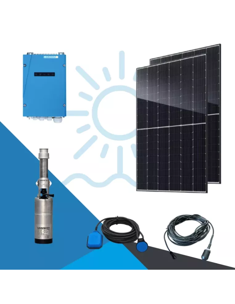 Retrouvez le kit pompage solaire PS2-150 AHR-04 + 900Wc - APB Energy