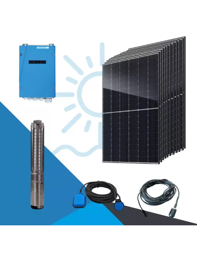 Retrouvez le kit pompage solaire PS2-1800 C-SJ5-12 + 5400Wc - APB Energy
