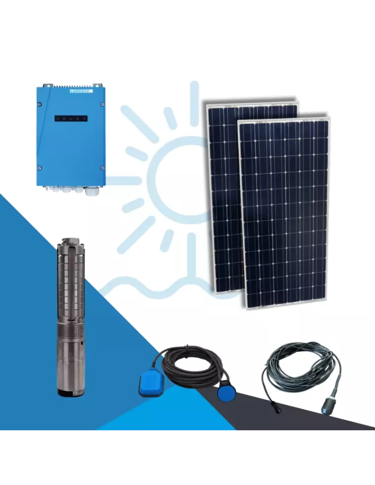 Retrouvez le kit pompage solaire PS2-200 C-SJ3-9 + 350Wc - APB Energy