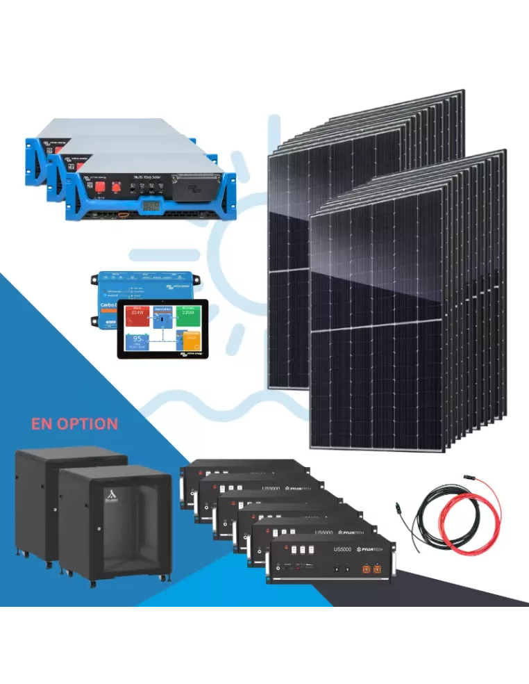 Kit solaire autonome avec batteries lithium - RS19 Victron Energy
