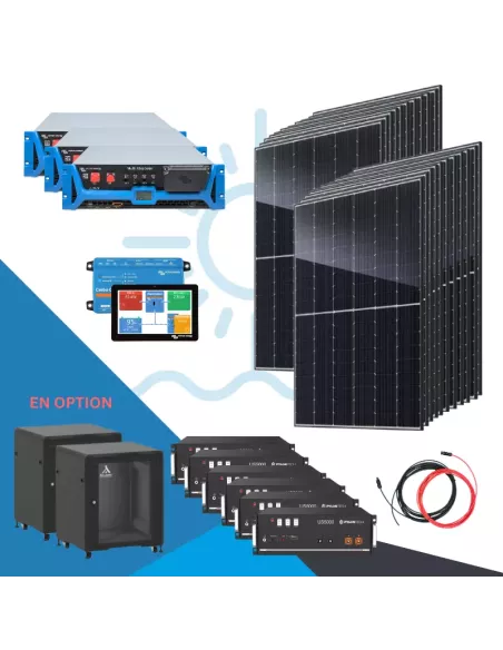 Kit solaire autonome avec batteries lithium - RS19 Victron Energy