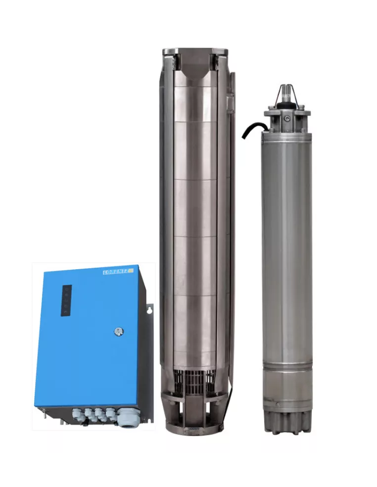 La pompe immergée solaire LORENTZ PSk2-21 C-SJ75-4 - APB Energy.fr