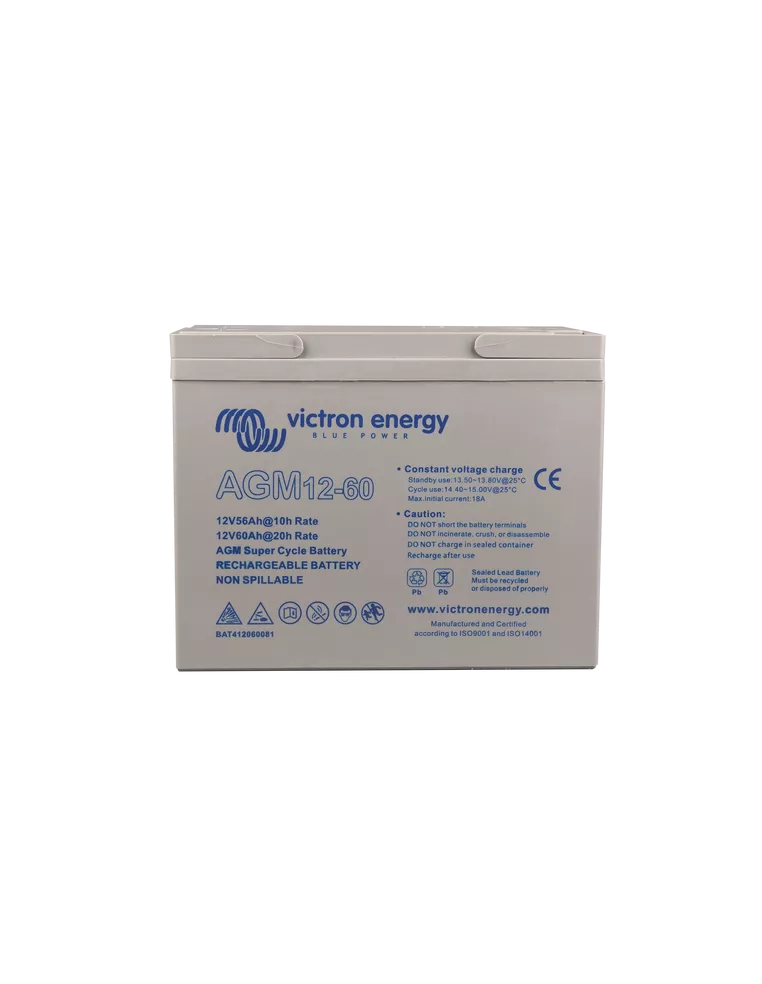Batterie solaire VICTRON AGM Deep Super Cycle 60Ah 12V - APB Energy