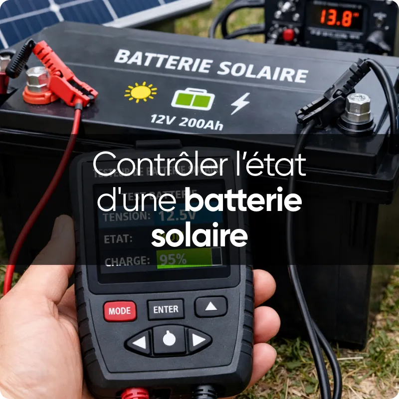 diagnostic batterie solaire
